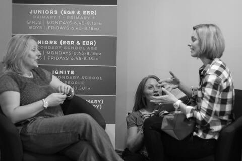 Group of people talking